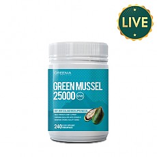 [그리니아] 그린머슬25000 240캡슐 (100% 뉴질랜드 라이브 초록입홍합) 1개
