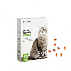 [펫아일랜드] ACTIVE MOBILITY 고양이/반려묘 면역&관절영양제 50정 1개
