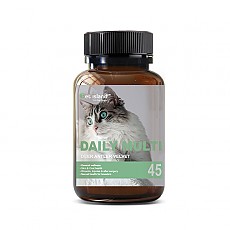 [펫 아일랜드] 데일리 멀티 비타민 (휴먼 그레이드/고양이 영양제) 45캡슐 1개