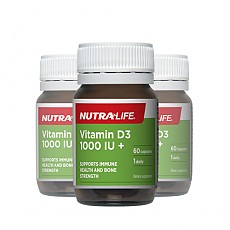 [뉴트라라이프] 비타민D3 1000IU+ 60캡슐 3개